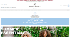 Desktop Screenshot of maxxmoda.com